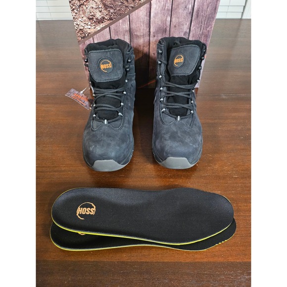 Hoss Tikaboo-UL Work Boots Mens 15 M Black Waterproof Composite Toe 60177 main image 9